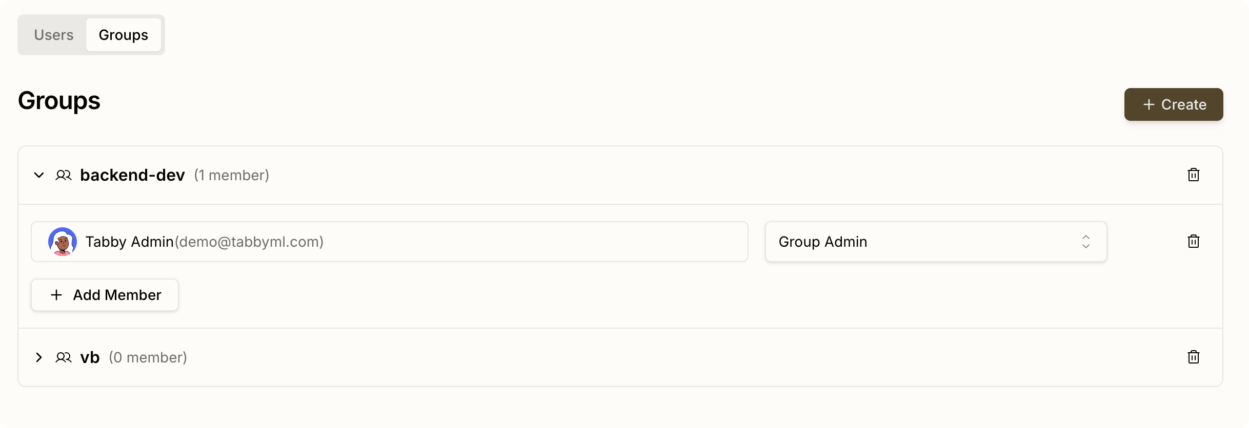 Groups
